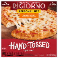 DiGiorno Pizza, Four Cheese, Style Crust, Hand-Tossed, Personal Size