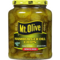 Mt Olive Hamburger Dill Chips - 32 Fluid Ounce