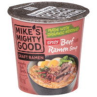 Mike's Mighty Good Ramen Soup, Spicy Beef Flavor - 1.8 Ounce 