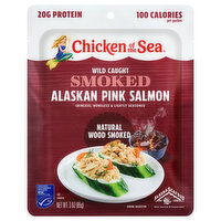 Chicken of the Sea Pink Salmon, Alaskan, Natural Wood Smoked, Smoked, Wild Caught - 3 Ounce 