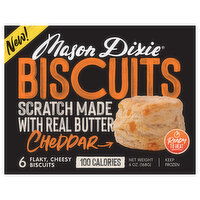 Mason Dixie Biscuits, Cheddar - 6 Each 