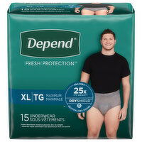 Depend Underwear, Maximum, XL