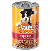 Paws Happy Life Dog Food, Filet Mignon Flavor - 13.2 Ounce