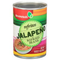 Brookshire's Jalapeno Refried Beans - 16 Ounce 