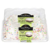 Jon Donaire Ice Cream Cake, Premium, Chocolate Cake + Fudge Ripple Ice Cream - 30 Ounce 