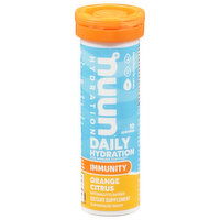 Nuun Daily Hydration, Immunity, Tablets, Orange Citrus - 10 Each 