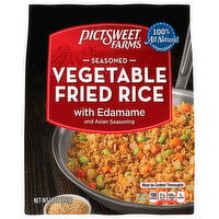 Pictsweet Farms Vegetable Fried Rice, with Edamame, Seasoned - 14 Ounce 