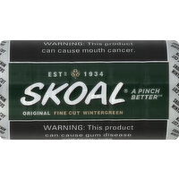 Skoal Smokeless Tobacco, Original, Wintergreen, Fine Cut - 5 Each 