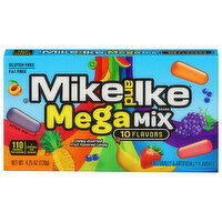 Mike and Ike Candy, Assorted, Mega Mix, Chewy - 4.25 Ounce 