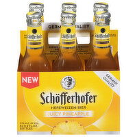 Schofferhofer Beer, Hefeweizen, Juicy Pineapple - 6 Each 