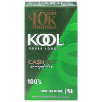 Kool Cigarettes, True Menthol, Super Longs - 20 Each 