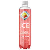 Sparkling Ice Sparkling Water, Zero Sugar, Strawberry Lemonade Flavored - 17 Fluid ounce 