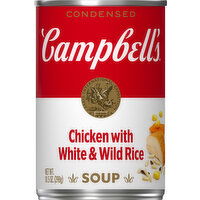 Campbell's Condensed Soup, Chicken with White & Wild Rice - 10.5 Ounce 