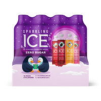 Sparkling Ice Sparkling Water, Flavored, Zero Sugar, 4 Flavors, 12 Pack - 12 Each 