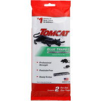 Tomcat Glue Traps, Rat Size - 2 Each 