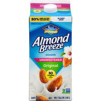 Almond Breeze Almondmilk, Original, Unsweetened