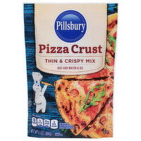 Pillsbury Mix, Pizza Crust, Thin & Crispy - 6.5 Ounce 