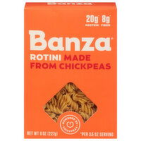 Banza Rotini, Chickpea - 8 Ounce 