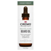 Cremo Beard Oil, Revitalizing, Cedar Forest - 1 Fluid ounce 