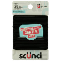 Scunci Elastics, Gentle Hold - 28 Each 