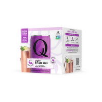 Q Mixers Light Ginger Beer - 4 Each