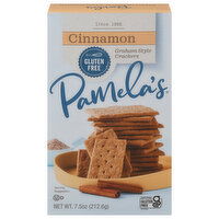 Pamela's Crackers, Gluten Free, Cinnamon, Graham Style - 7.5 Ounce 