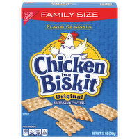 CHICKEN IN A BISKIT Chicken in a Biskit Original Baked Snack Crackers, Family Size, 12 oz - 12 Ounce 