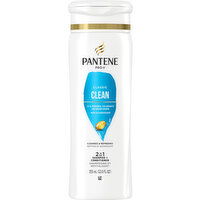 Pantene Shampoo + Conditioner, Classic Clean, 2 in 1 - 12 Fluid ounce 