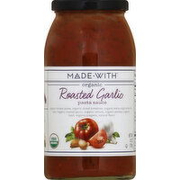 Made With Pasta Sauce, Organic, Roasted Garlic - 25 Ounce 