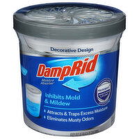 DampRid Moisture Absorber, Refillable, Fragrance Free - 10.5 Ounce 