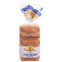 Evangeline Maid Hot Dog Buns - 12 Each 