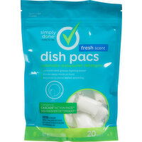 Simply Done Dishwasher Detergent, Automatic, Fresh Scent, Dish Pacs