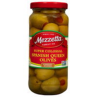 Mezzetta Olives, Spanish Queen, Super Colossal, Pimento Stuffed - 10 Ounce 