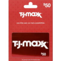 TJ Maxx Gift Card, $50 - 1 Each 