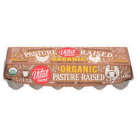 Vital Farms Organic Pasture-Raised Large Eggs - 12 Each