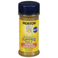 Morton Salt, Roasted Garlic & Herb, Bold & Zesty, Gourmet Flavored - 4.4 Ounce