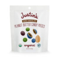 Justin's Organic Dark Chocolate Peanut Butter Candy Pieces