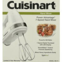 Cuisinart Hand Mixer, Power Advantage, 7-Speed - 1 Each 