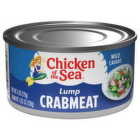 Chicken of the Sea Crabmeat, Lump, Wild Caught - 6 Ounce 