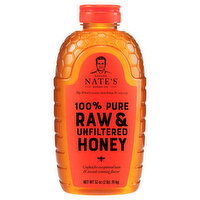 Nature Nate's Honey Co. Honey, Raw & Unfiltered, 100% Pure - 32 Ounce 