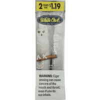 White Owl Cigarillos, Silver - 2 Each 