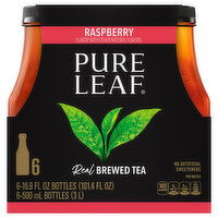 Pure Leaf Brewed Tea, Real, Raspberry - 6 Each 