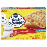 Pillsbury Toaster Pastries, Pork Shoulder Bacon - 4 Each 