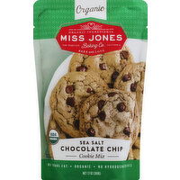 Miss Jones Cookie Mix, Organic, Chocolate Chip, Sea Salt - 13 Ounce 