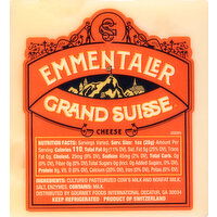 Grand Suisse Cheese, Emmentaler - 8 Ounce 