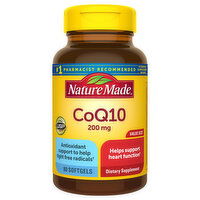 Nature Made CoQ10, 200 mg, Softgels, Value Size - 80 Each 