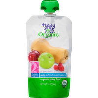 Tippy Toes Baby Food, Apple Butternut Squash Raspberry, 2 (6 Months & Up) - 3.5 Ounce 