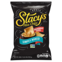 Stacy's Pita Chips, Simply Naked, Baked, Sharing Size