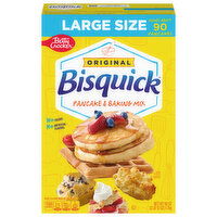 Bisquick Pancake & Baking Mix, Original, Large Size - 60 Ounce 