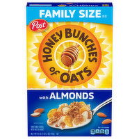 Honey Bunches of Oats Cereal, with Almonds, Family Size - 18 Ounce 